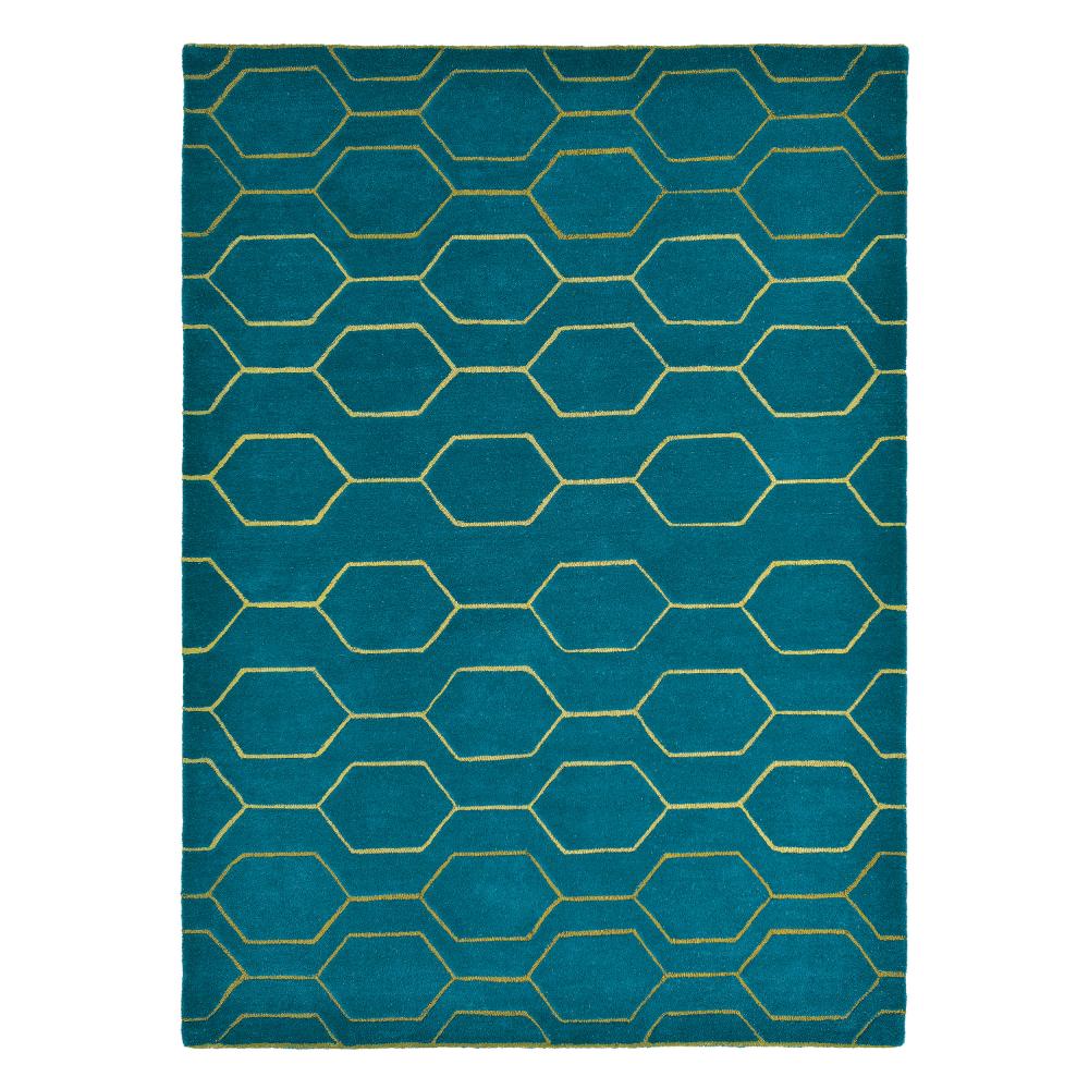 Wedgwood Arris Wool Rug Teal - MyHouse