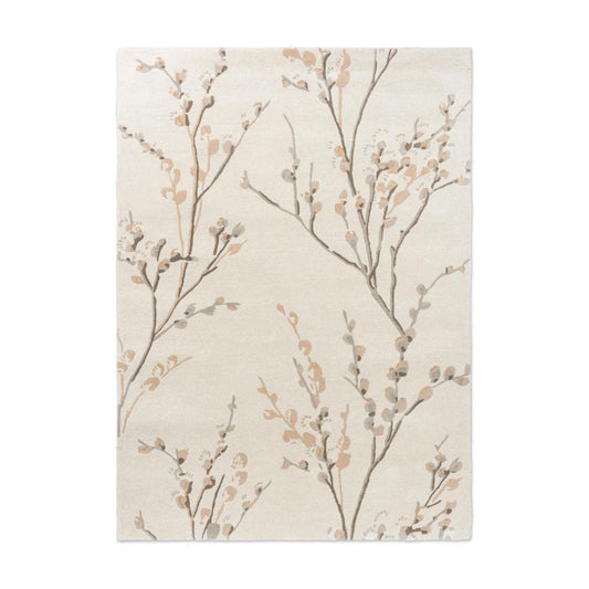 Laura Ashley Pussy Willow Rug Dove Grey - MyHouse