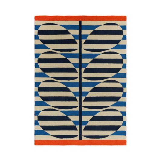 Orla Kiely Stripy Stem Outdoor Rug Azure - MyHouse