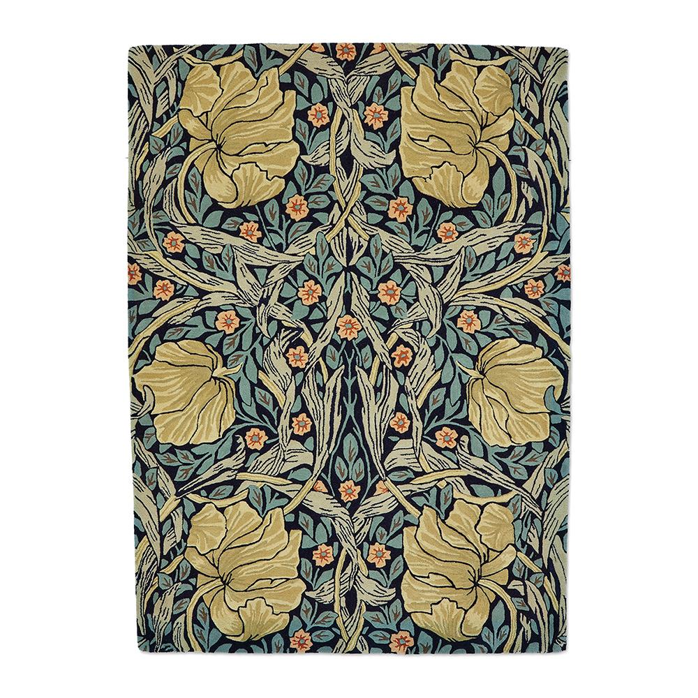 Morris & Co Pimpernel Rug Indigo