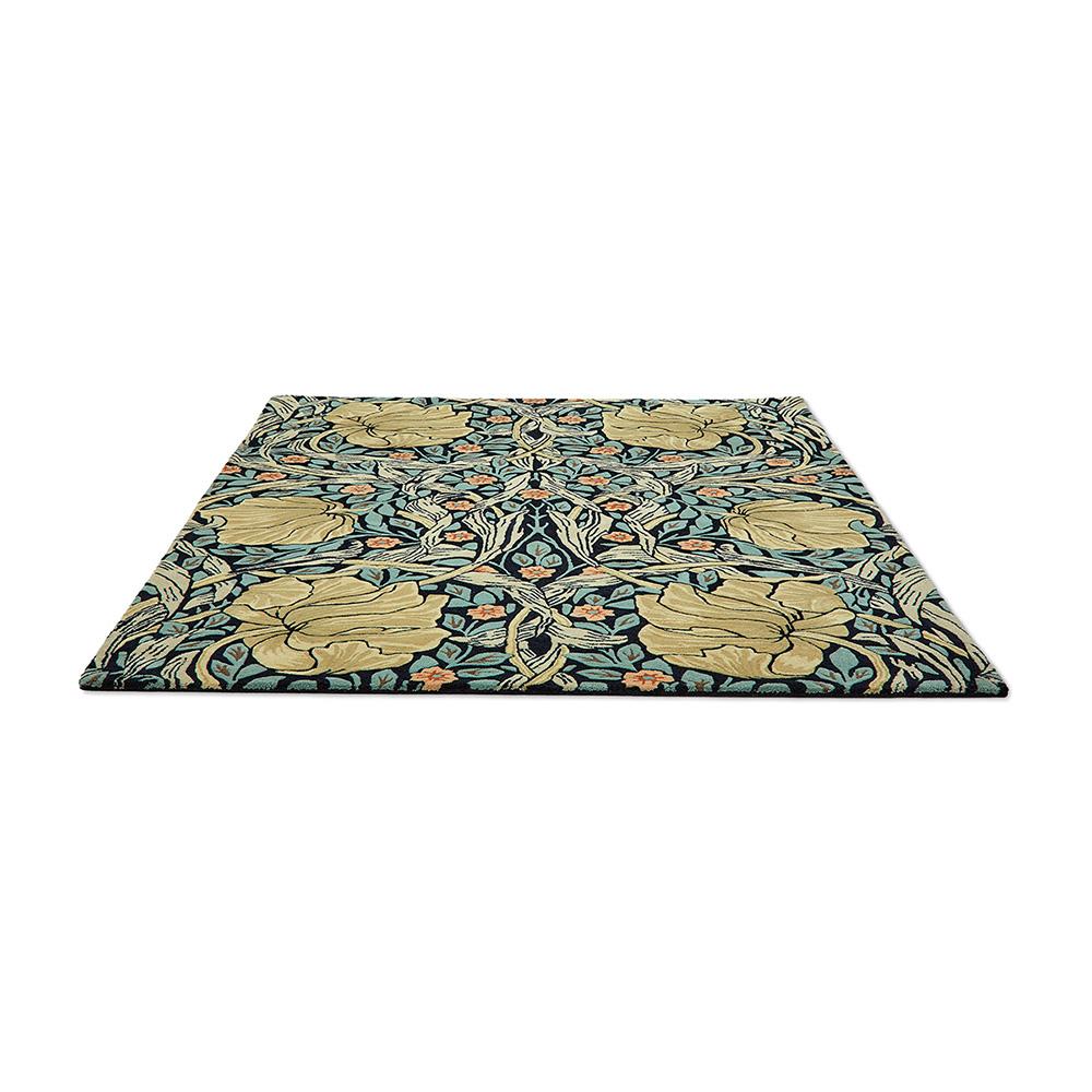 Morris & Co Pimpernel Rug Indigo