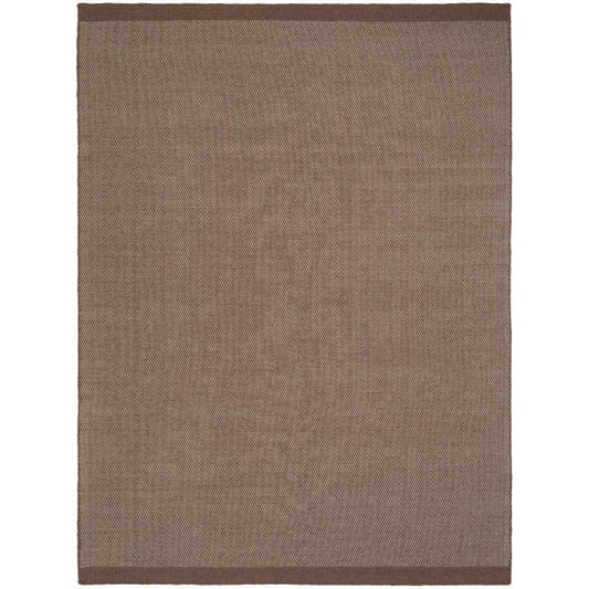 STEPH & GIAN Bark Rug Walnut brown