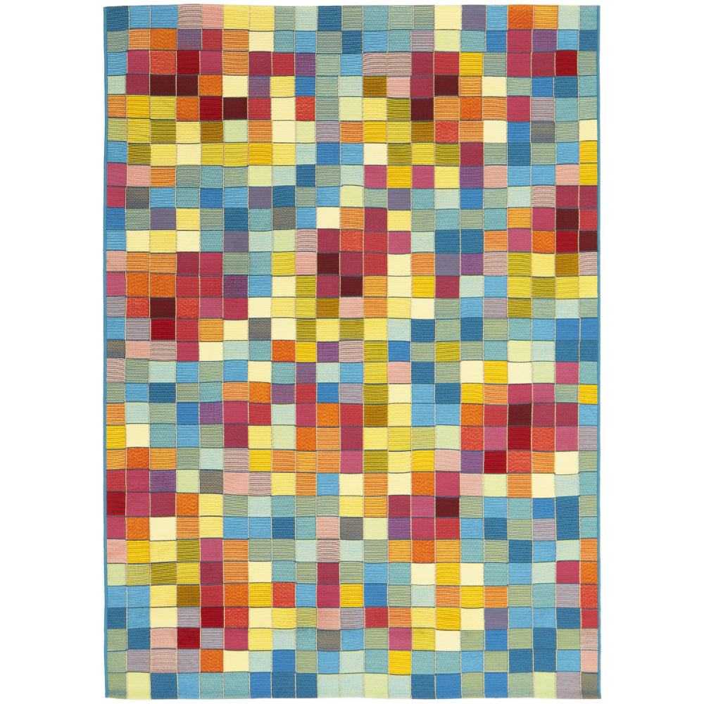 Rug Culture Vista Pixel Outdoor Rug Multi