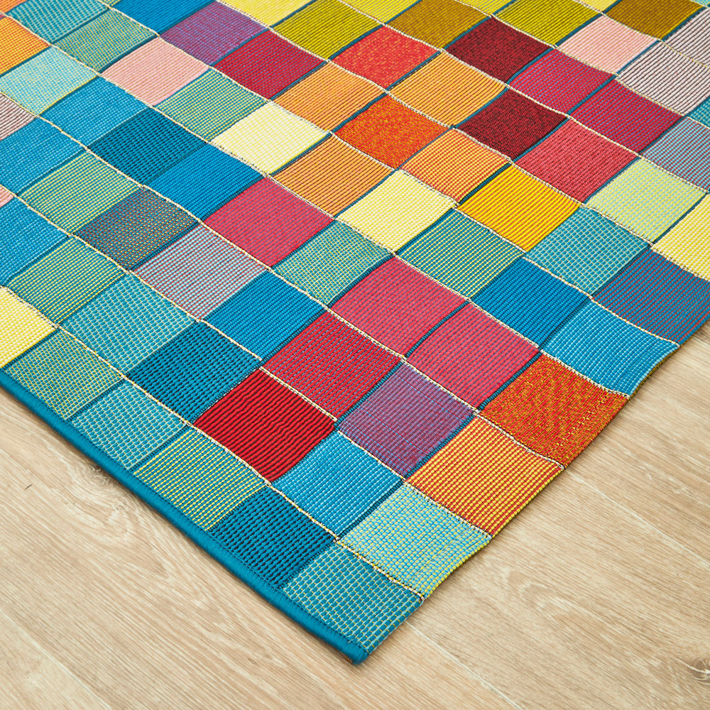 Rug Culture Vista Pixel Outdoor Rug Multi