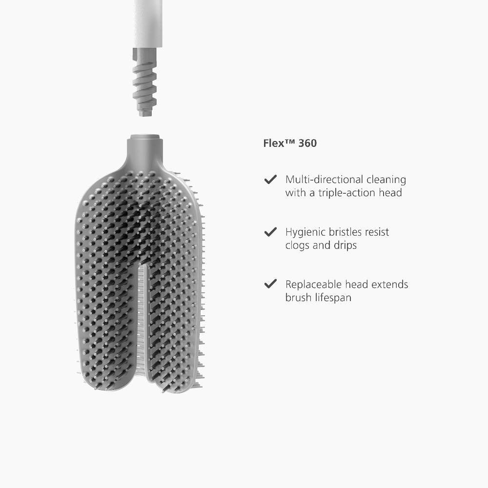 Joseph Joseph Flex 360 Toilet Brush White