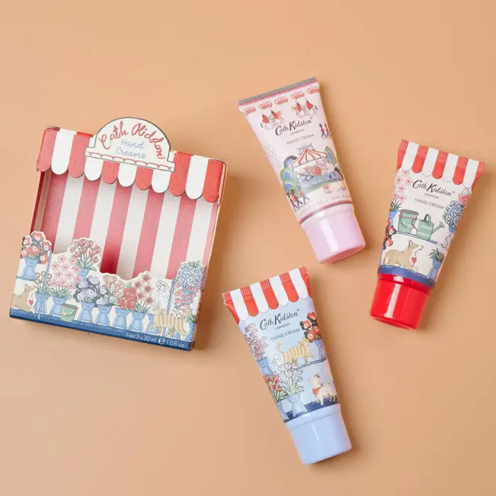 Heathcote & Ivory Cath Kidston Flower Market Mixed Bunch Hand Cream Trio