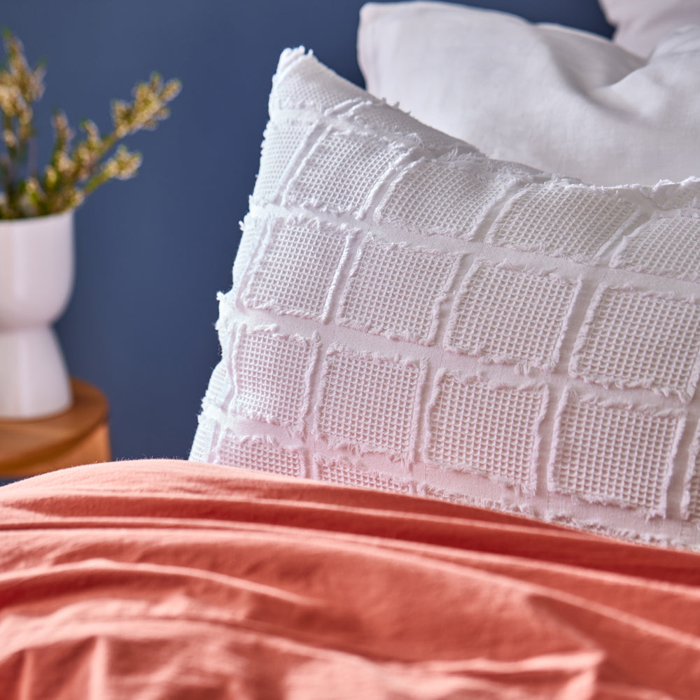 Jude Quilt Cover Set White