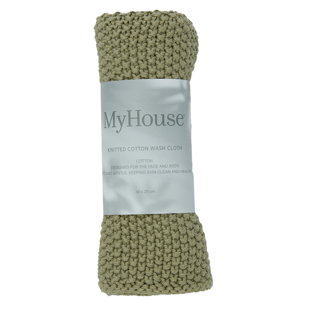 Knitted Wash Cloth