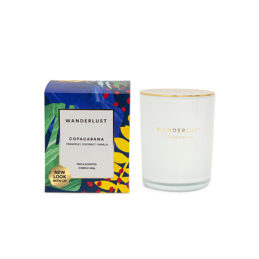 Salt & Pepper Wanderlust Candle with Lid 425g