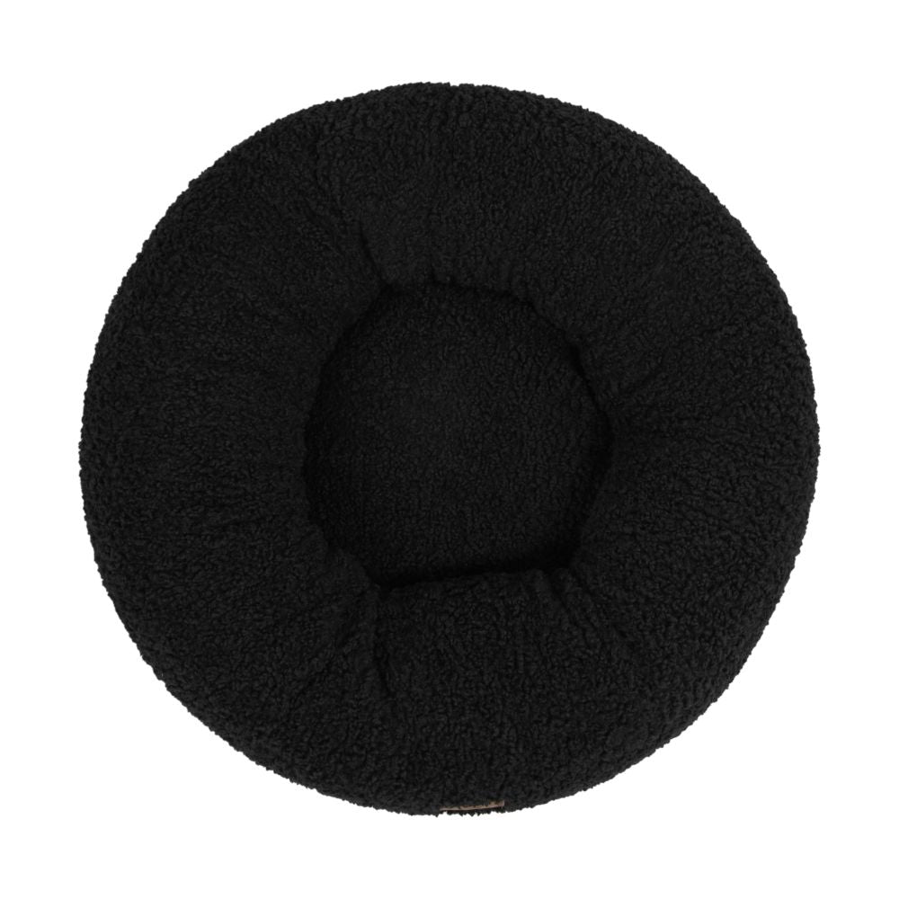 Charlie's Teddy Fleece Round Calming Dog Bed