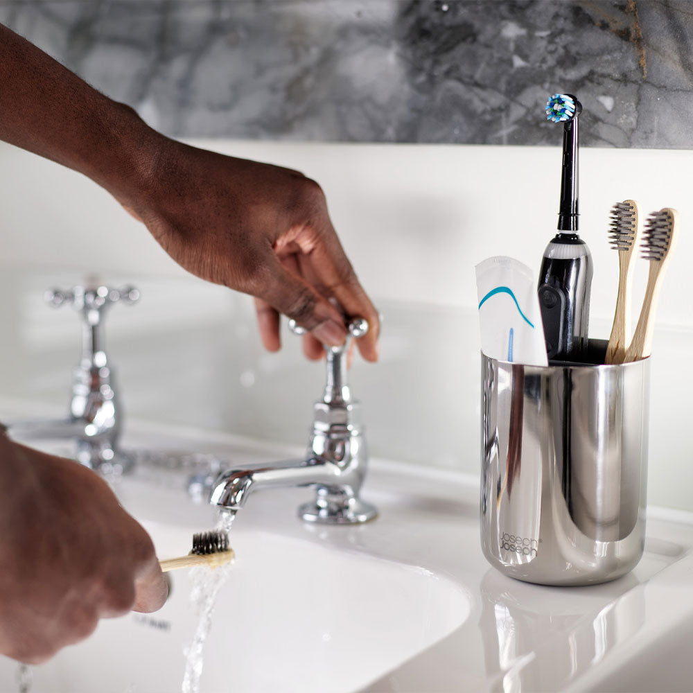 Joseph Joseph EasyStore Compact Luxe Toothbrush Caddy