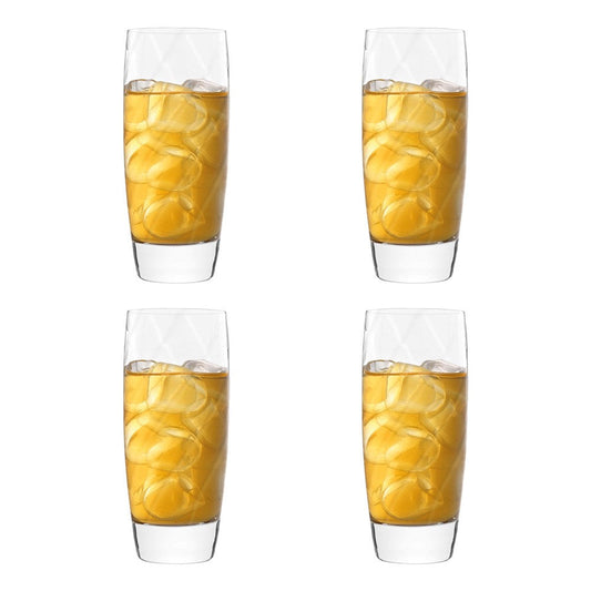 Luigi Bormioli Canaletto Hi Ball Glass 435ml Set of 4