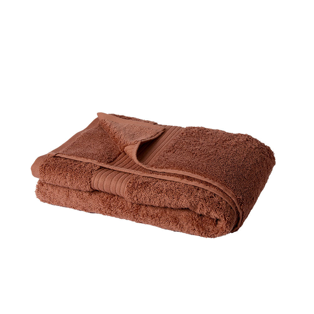 Celene Egyptian Loop Bath Towel Collection Clay