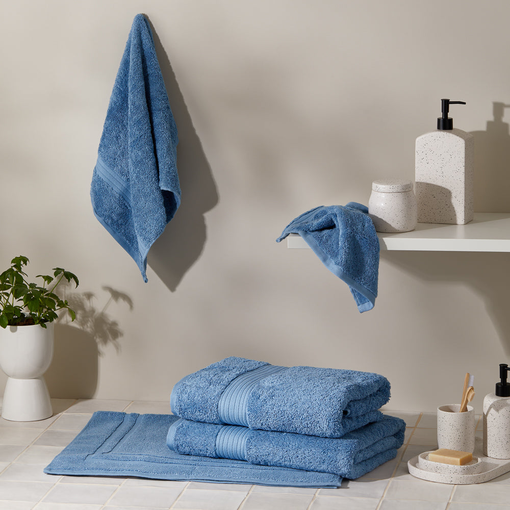 Celene Egyptian Loop Bath Towel Collection - Face Washer