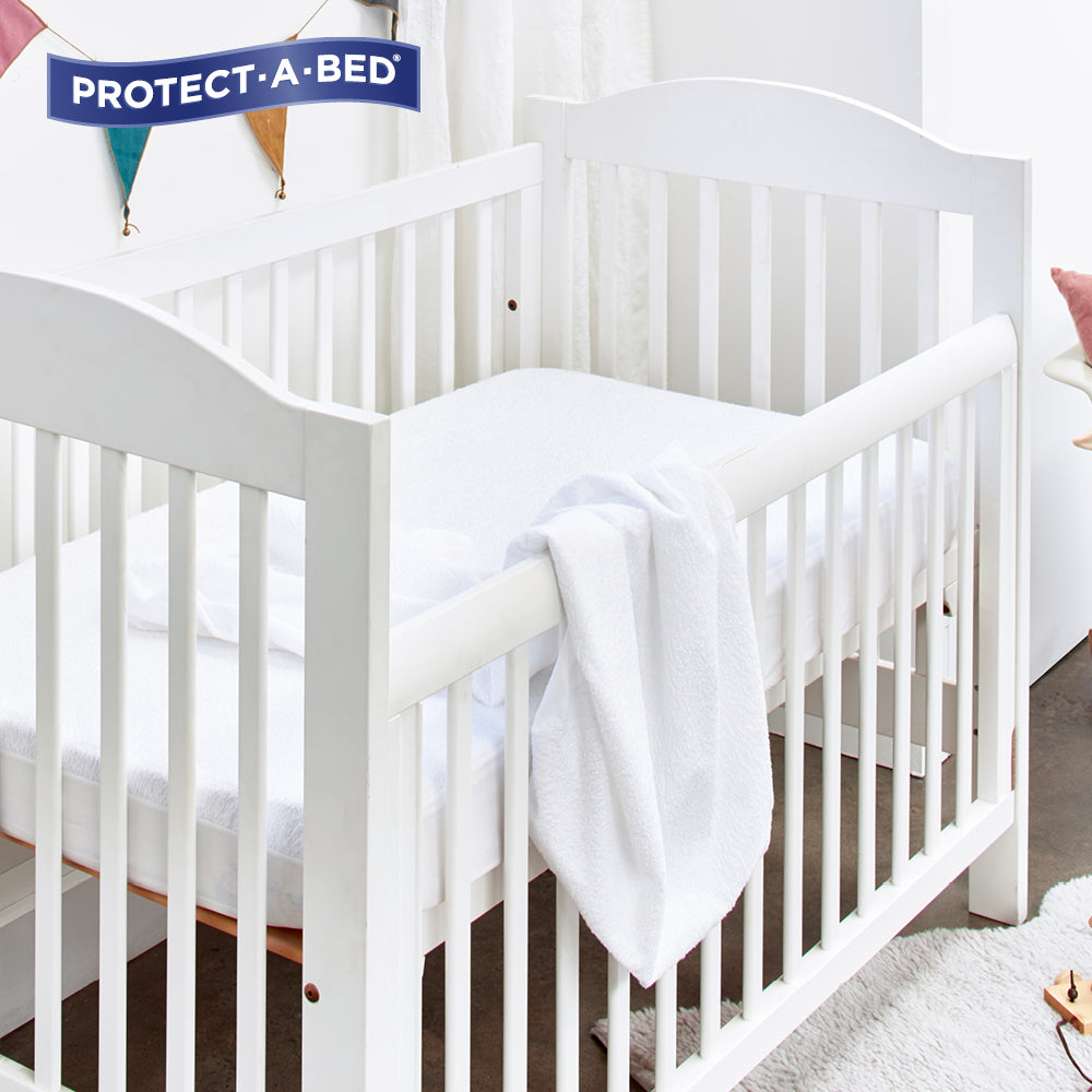 Protect-A-Bed® Infant Cotton Terry Cot Fitted Waterproof Mattress Protector