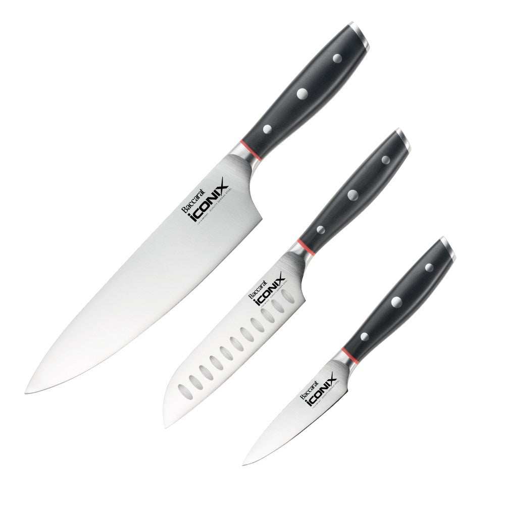 Baccarat iconiX 3 Piece Knife Set