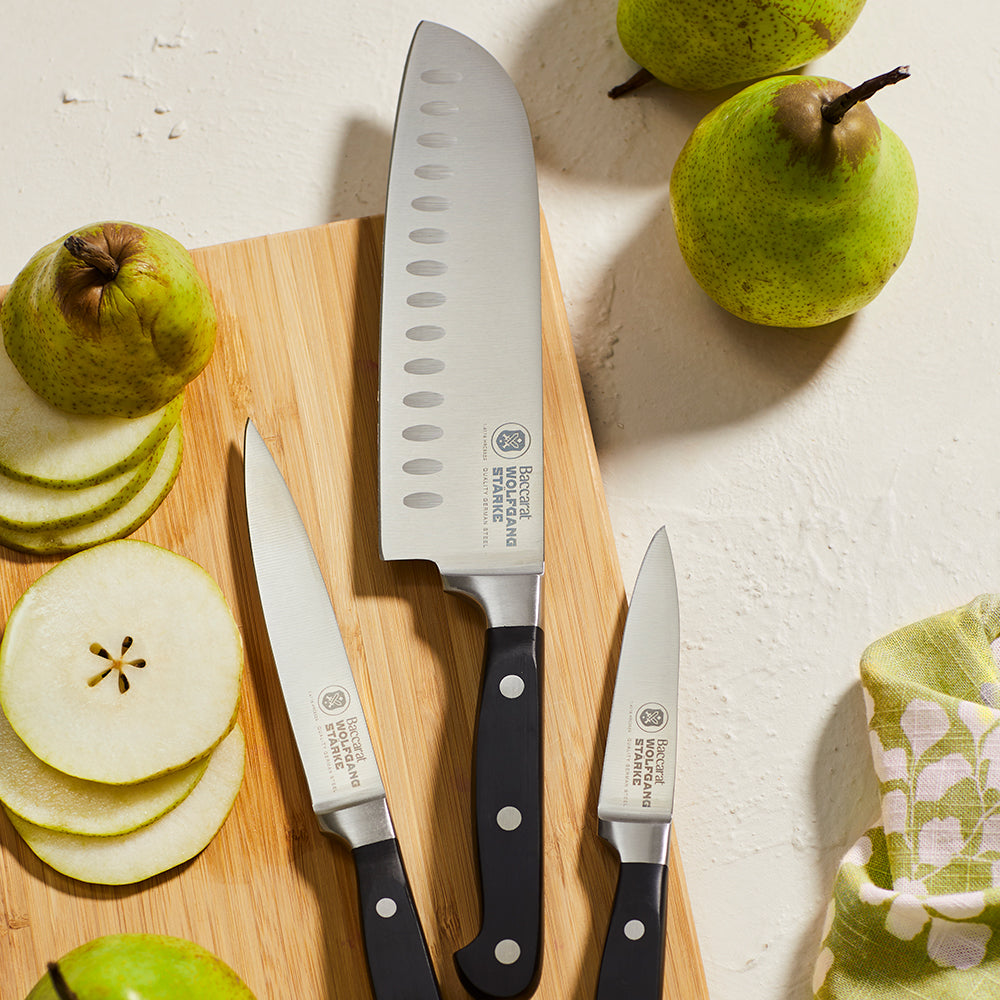 Baccarat WOLFGANG STARKE 3 Piece Stainless Steel Kitchen Knife Set