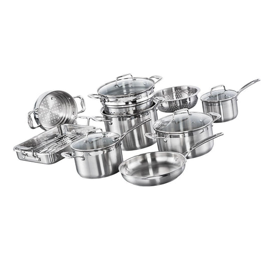 Baccarat iconiX 9 Piece Stainless Steel Cookware Set at MyHouse