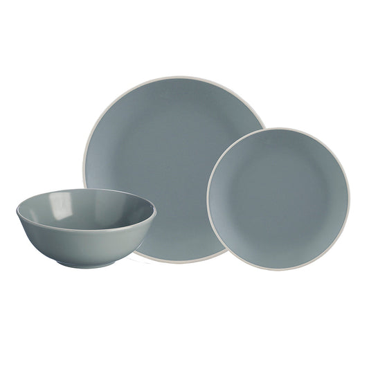 Mason Cash Classic Collection Stoneware Grey 12 Piece Dinner Set