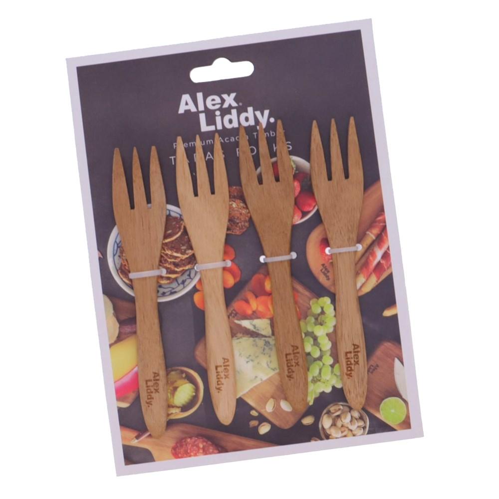 Alex Liddy Acacia Tapas Forks Set of 4