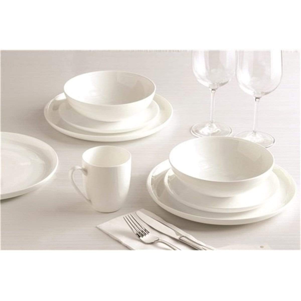 Alex Liddy Aquis Coupe 12 Piece Dinner Set