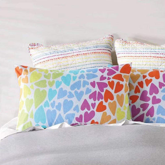 Jewelchic Hearts Pillowcase Pair